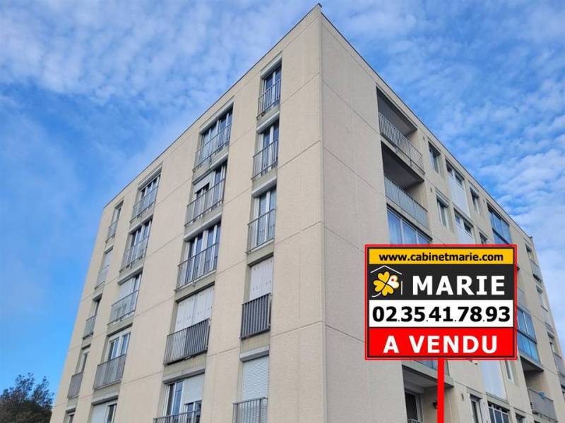VENDU ! Appartement T3 avec ASCENSEUR et PARKING situé au HAVRE - secteur SANVIC JARDINS SUSPENDUS (76620)